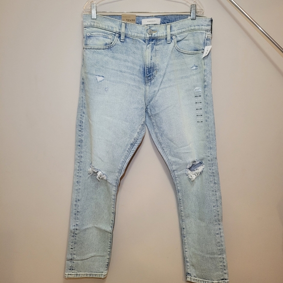 Pacsun Althletic Slim Ripped Distressed Blue Jeans - Picture 2 of 5